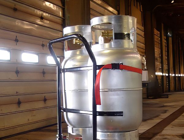 33 lb propane tanks stalked