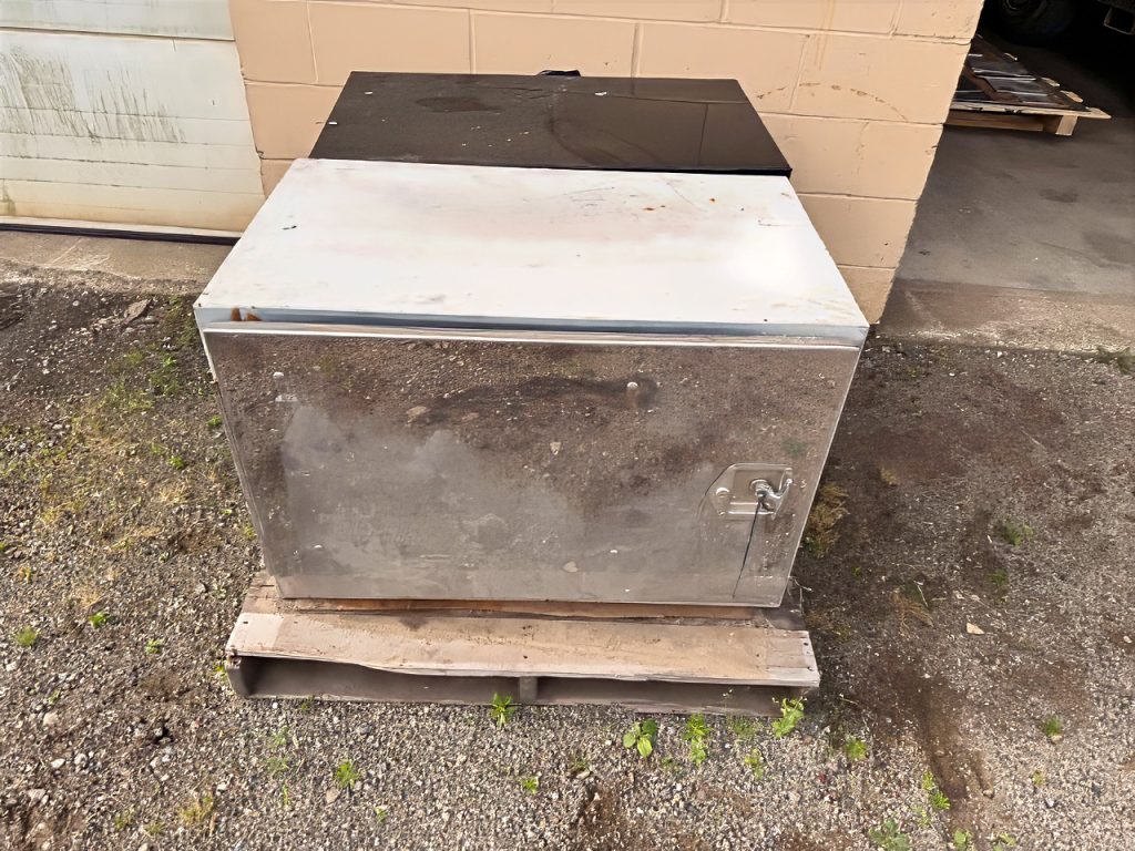 Used Tool Box - Front View, closed door